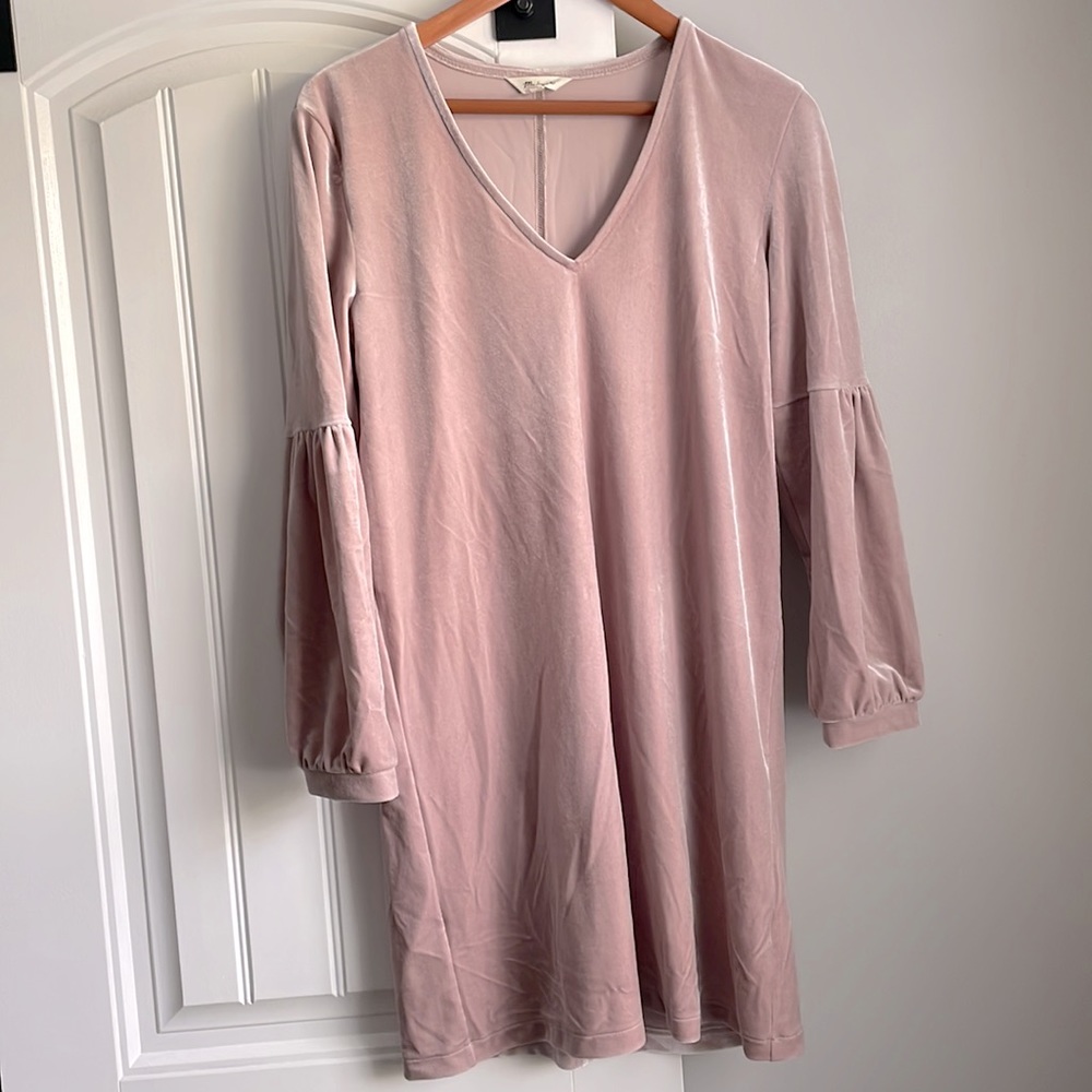 Madewell velvet dress